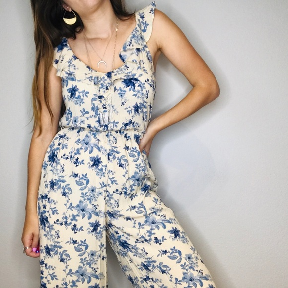 American Eagle Outfitters Pants - LOWEST PRICE NWT American Eagle floral jumpsuit